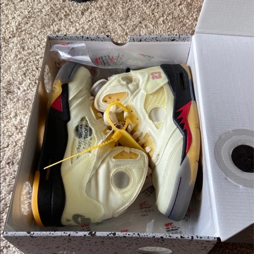 Sail off white Jordan 5s